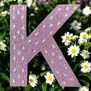 NEW Bombay Monogram Letter “K” Jeweled Decorative Piece